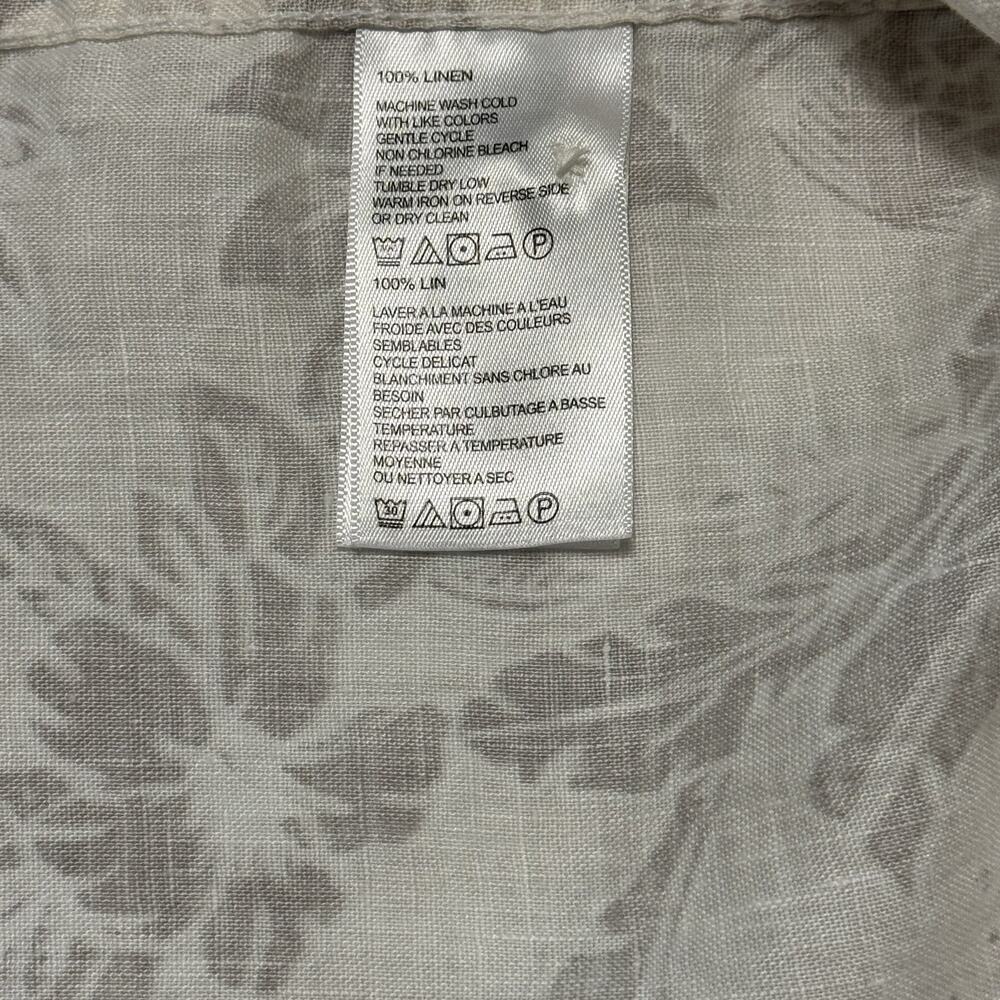 Tommy Bahama Shirt Mens XL Linen Hawaiian Floral Print Summer Beach - Picture 4 of 14